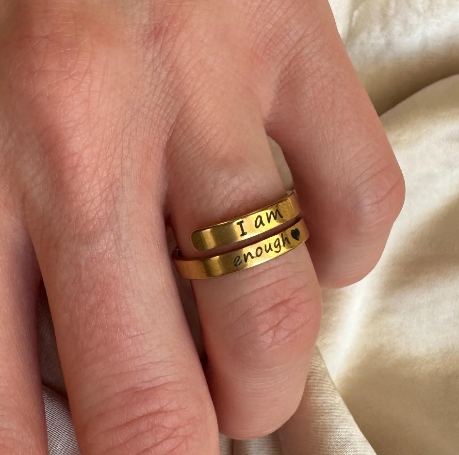 I Am Enough Ring