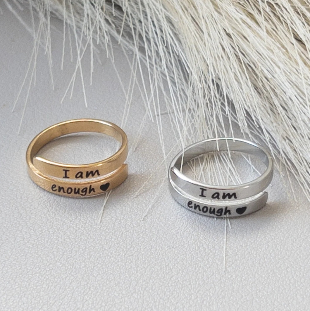 I Am Enough Ring