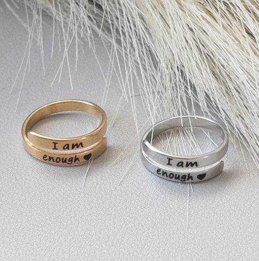 I Am Enough Ring