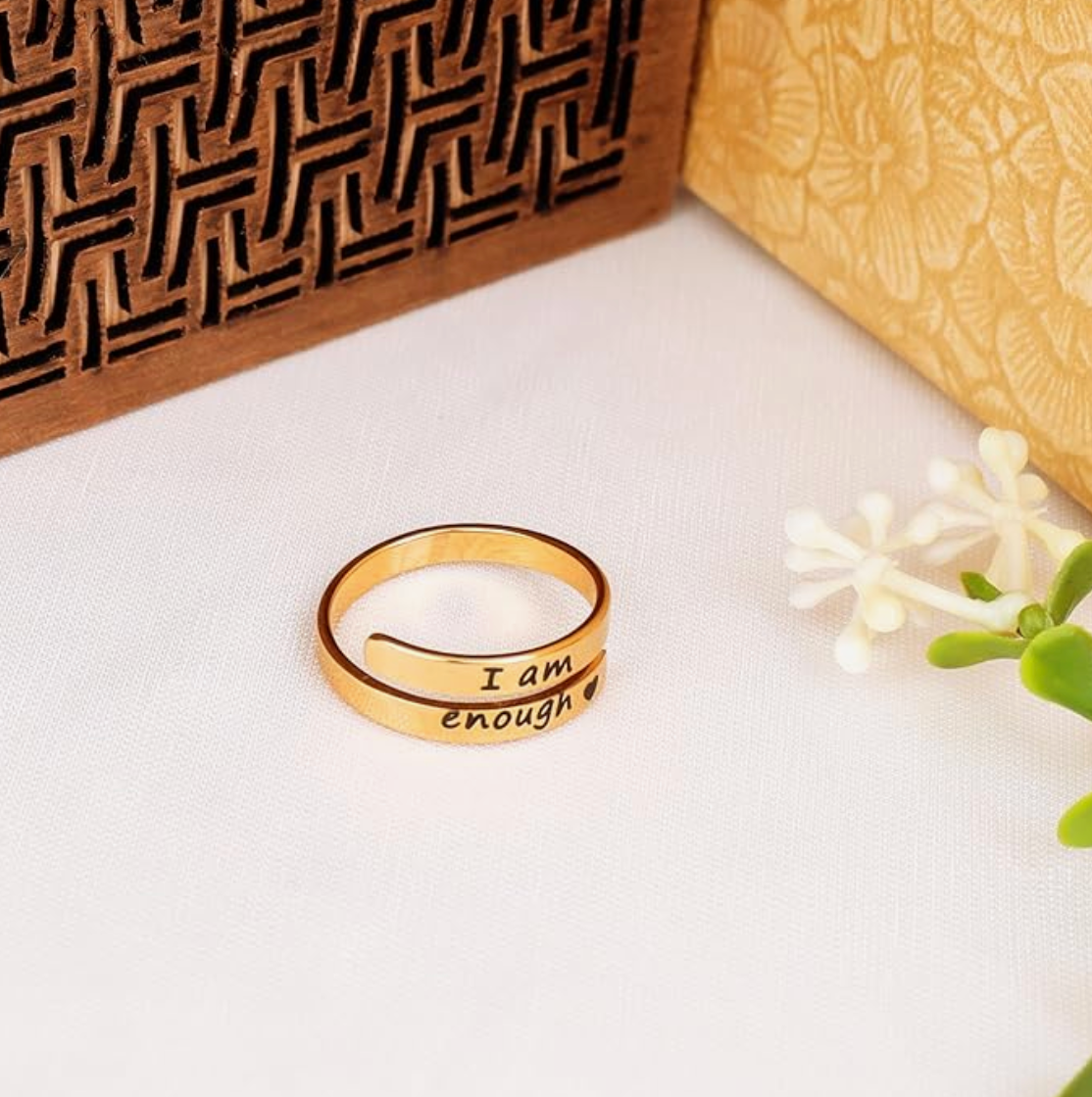 I Am Enough Ring
